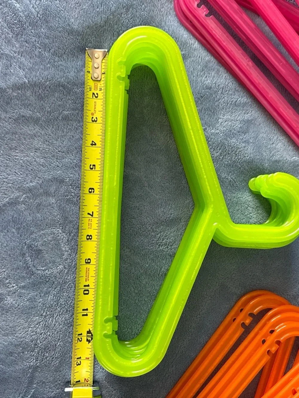 Lot of 48 IKEA Kids Plastic Hangers - Pink, Blue, Lime, Orange